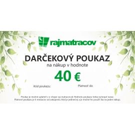 DARČEKOVÝ POUKAZ 40