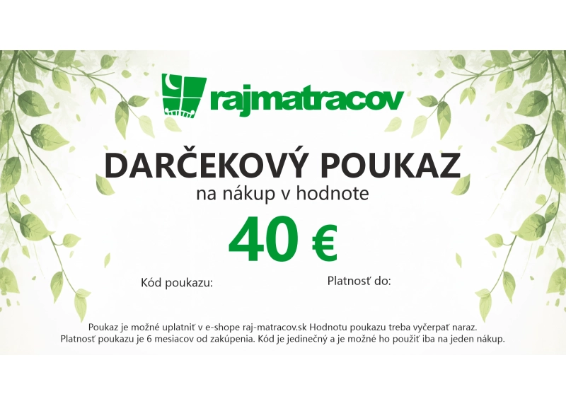 DARČEKOVÝ POUKAZ