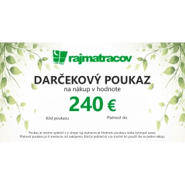 DARČEKOVÝ POUKAZ 240