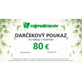DARČEKOVÝ POUKAZ 80