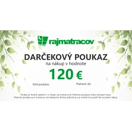 DARČEKOVÝ POUKAZ 120