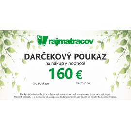 DARČEKOVÝ POUKAZ 160