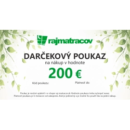 DARČEKOVÝ POUKAZ 200