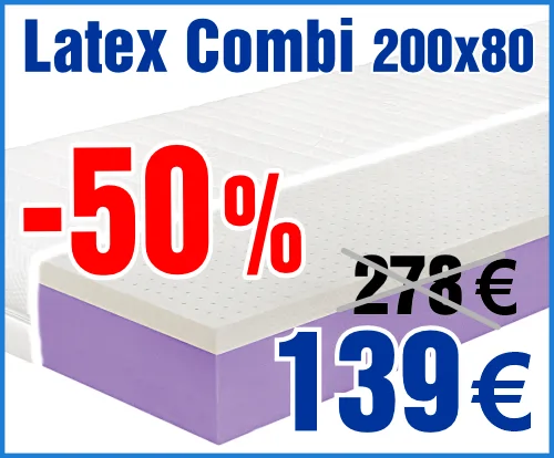 Latex Combi 200x80