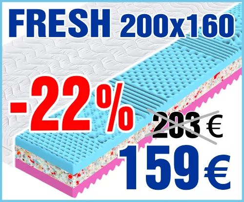 Fresh 200x160 cm - výpredaj