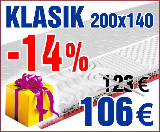 Klasik 200x140 + dárek