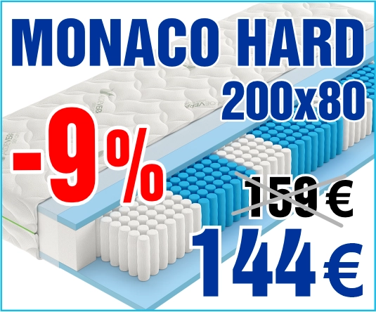 Monaco Hard 200x80