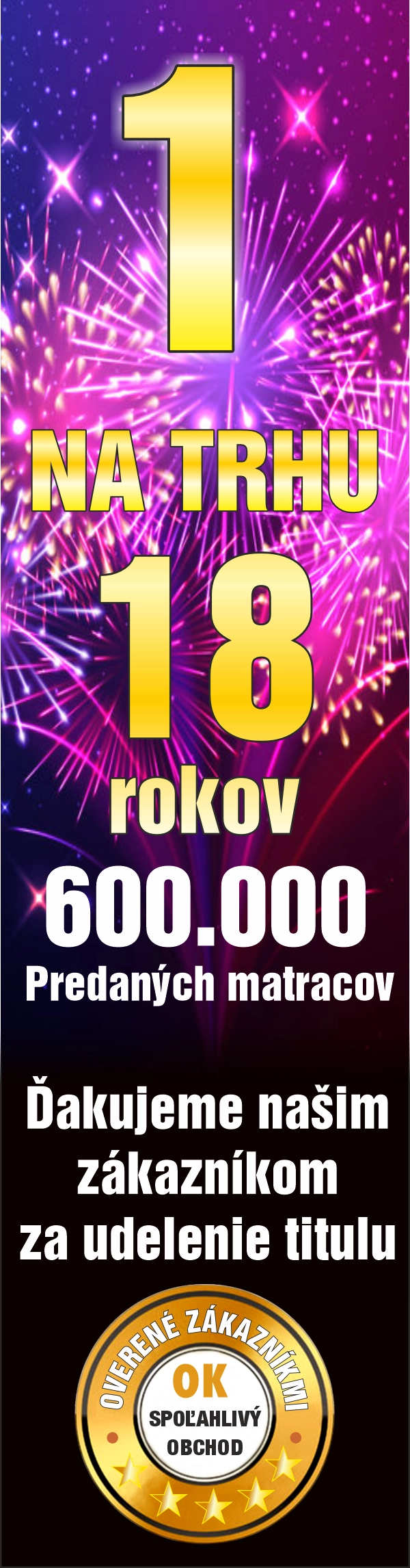 11 rokov na trhu