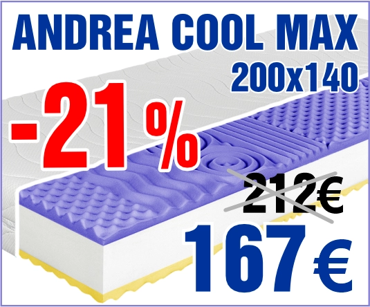Andrea Cool Max 200x140