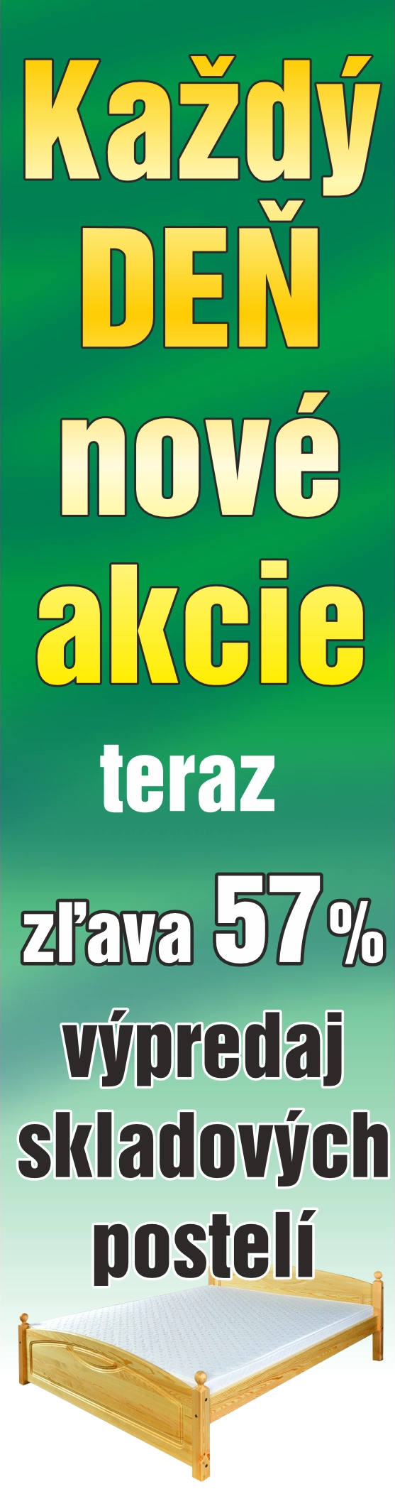 Výpredaj postelí -57%