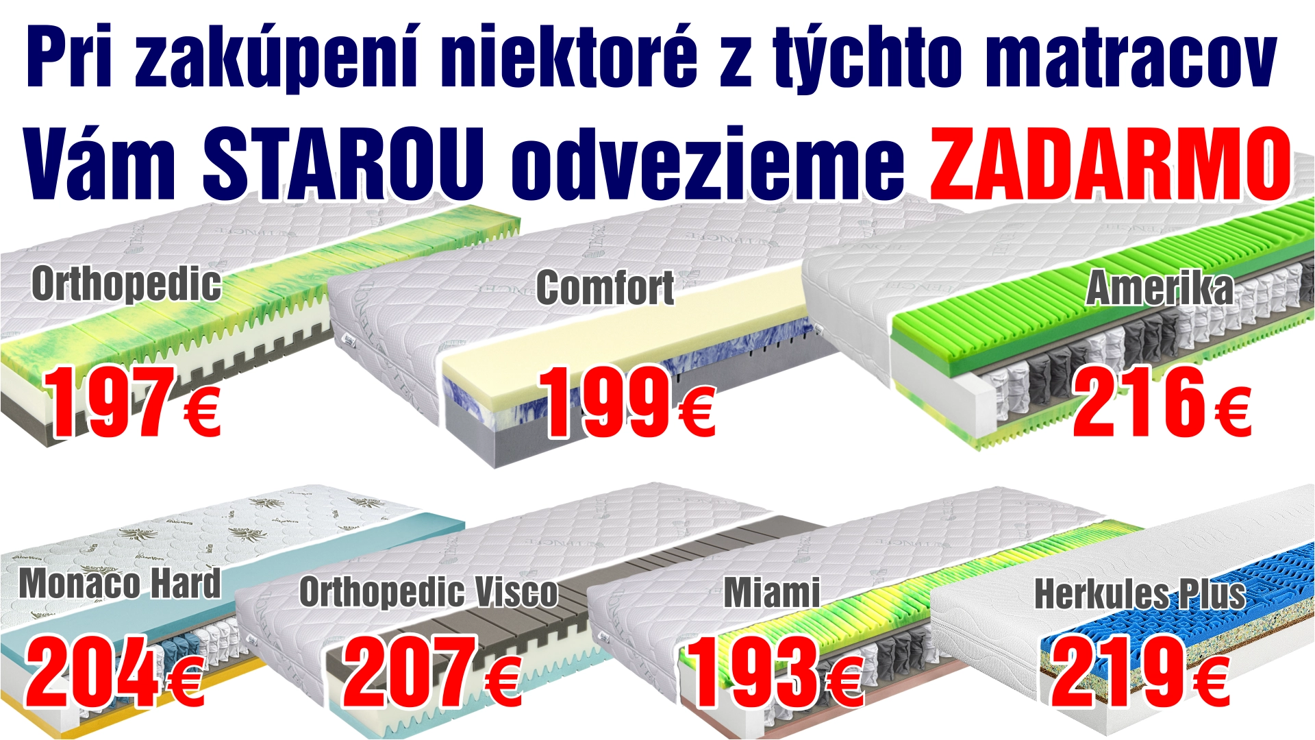Odvoz star&eacute;ho matraca
