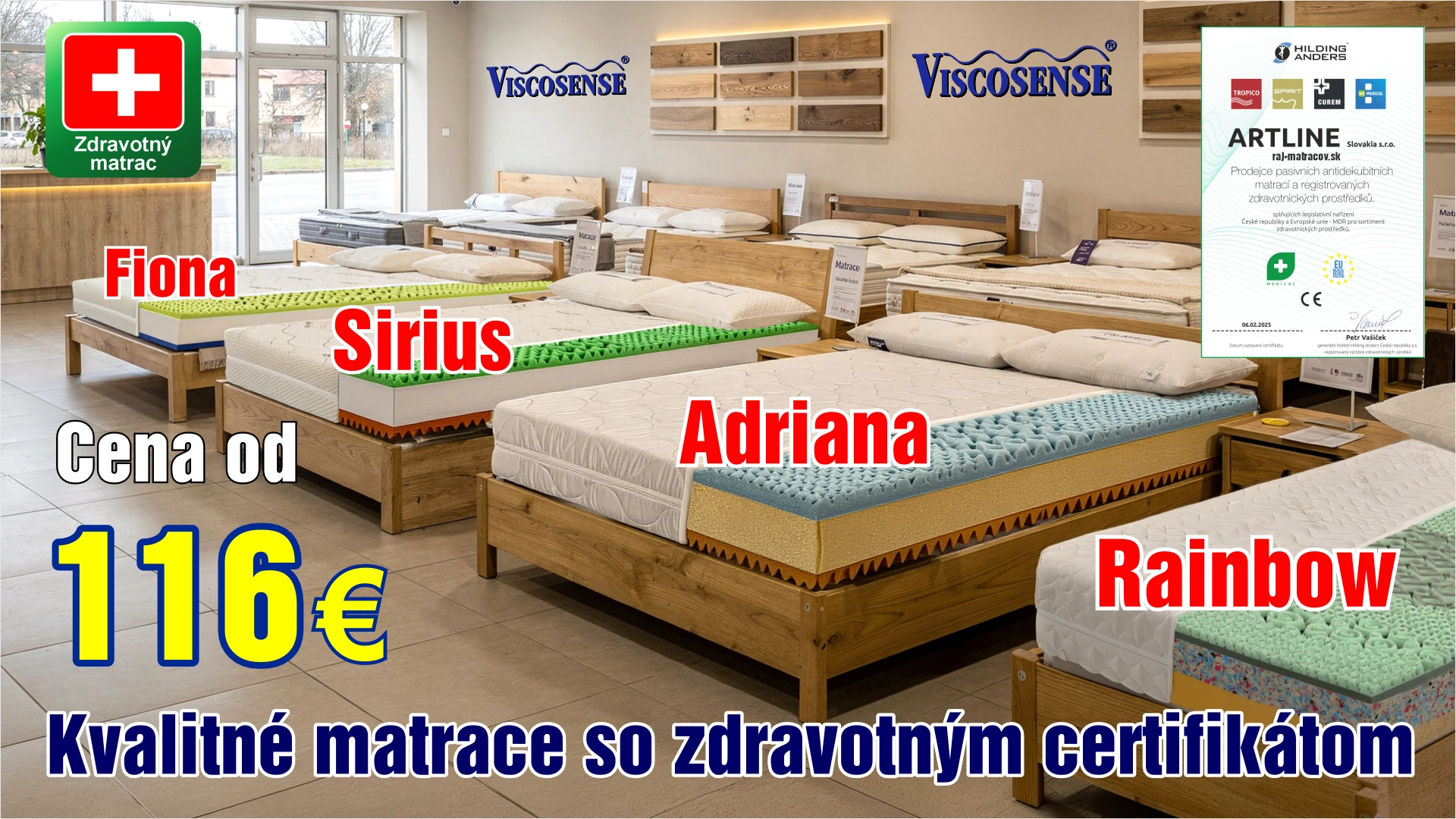 Zdravotn&eacute; matrace