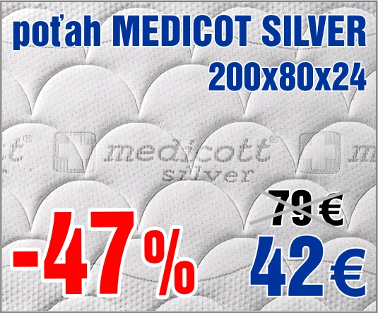Medicot Silver 200x80x24